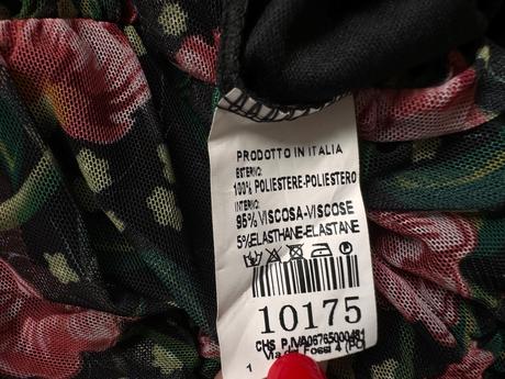 Italy - kvetované šaty, s