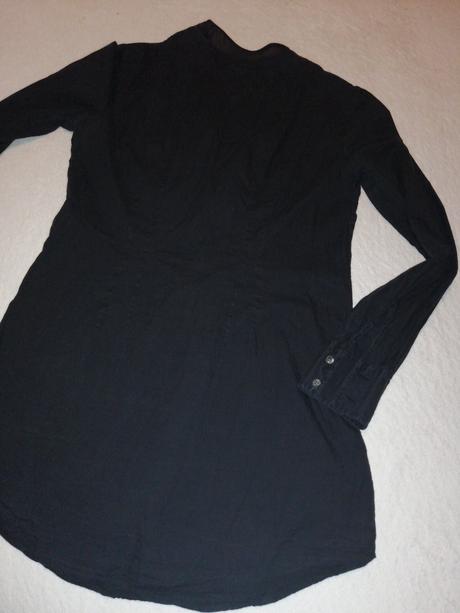 Gant dlhá čierna košeľa, gant,s