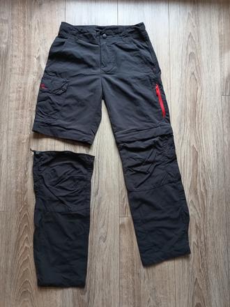 Turistické nohavice (málo nosené), decathlon,146