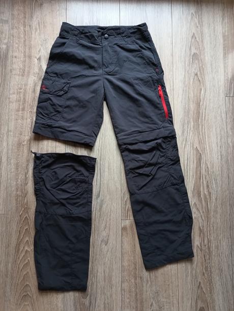 Turistické nohavice (málo nosené), decathlon,146