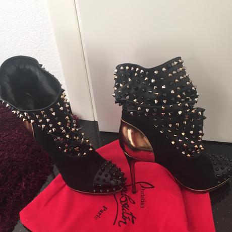 Christian louboutin spikes boots- ostnove čižmičky, 39