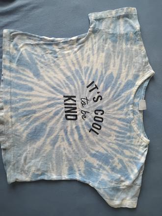 Crop top boelo modre, 134