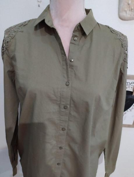 Košeľa s krajkou, mohito,s