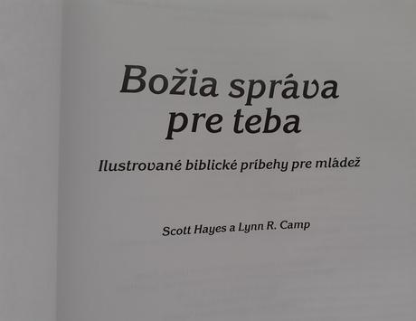 Kniha, hayes a camp- božia správa pre teba,