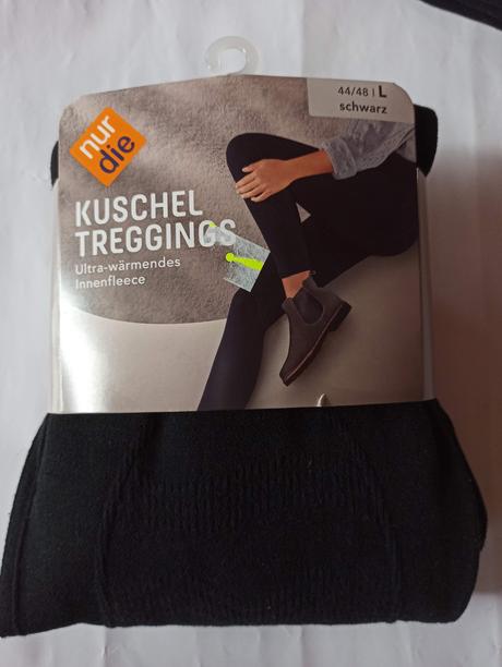 Zateplené nohavicové legíny, 44-48, 44 / 46 / 48 / l / xl