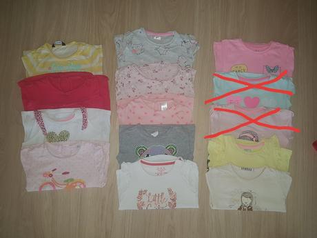 Vel.80 balik 14ks tričiek, 68–80