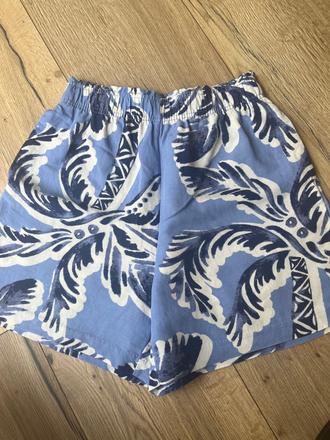 Ľanové šortky, h&m,36