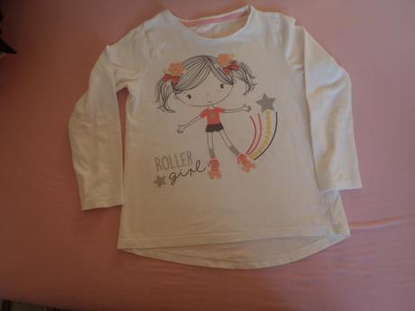 Biele tričko roller, f&f,128