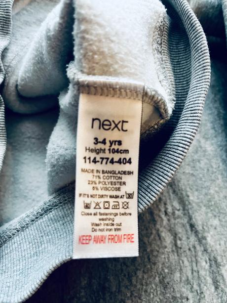 Mikina s kapucnou next 3-4r, next,104