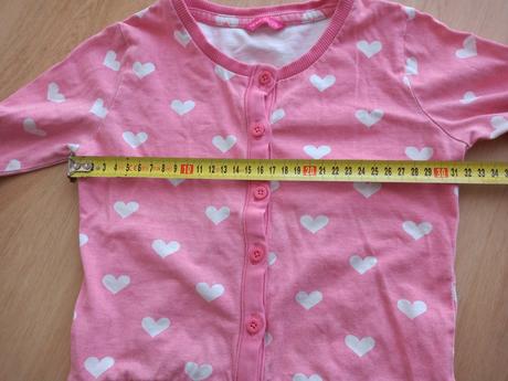 Srdiečková mikina na gombíky, hema,110