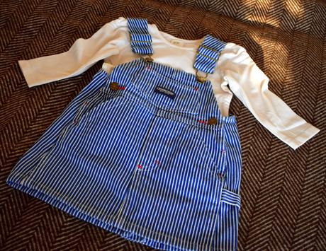 Setík riflová suknička a tričko, 74