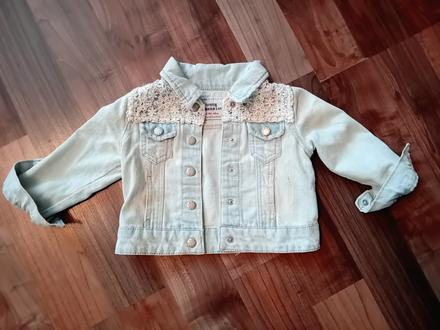 Stylova riflova bundicka pre malu slecnu, young dimension,98