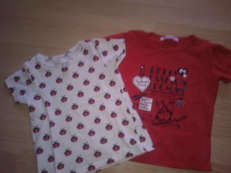 Tricko cervene, h&m,104