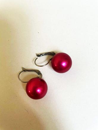 Náušnice metalíza,