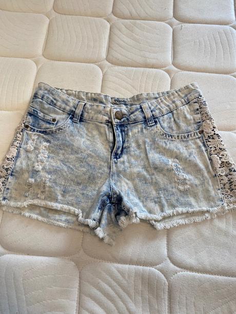 Riflove kratasy s cipkou, esmara,38