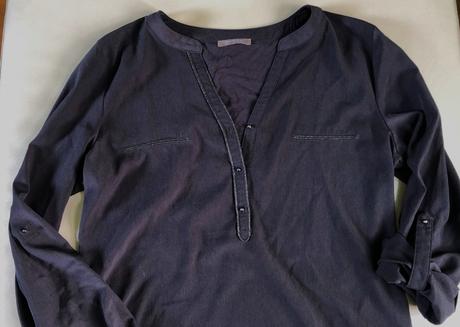 40/l orsay blúzka, vrch, s roll-up rukávom, orsay,l