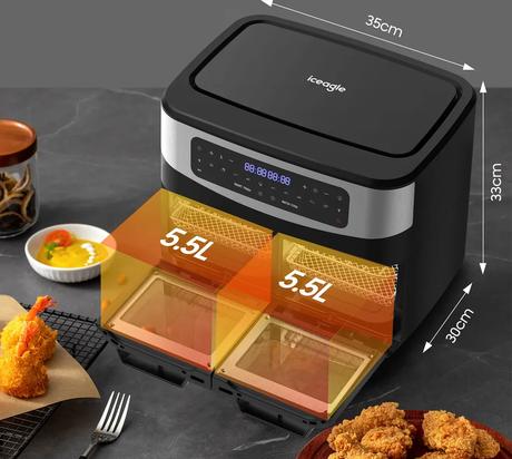 Teplovzdušná fritéza iceagle,