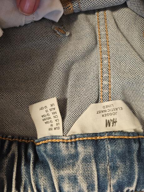 Jogger džínsy, h&m,158
