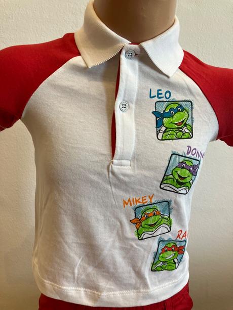 Chlapčenská letná súprava turtles (12 mes.), original marines,80