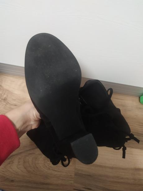 Čierne čižmy nad koleno veľkosť 35, jennifer&jennifer,35