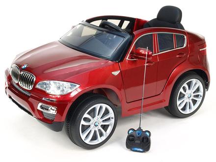 Elektrické autíčko bmw x6 luxury, lak, 12v, čalúne,