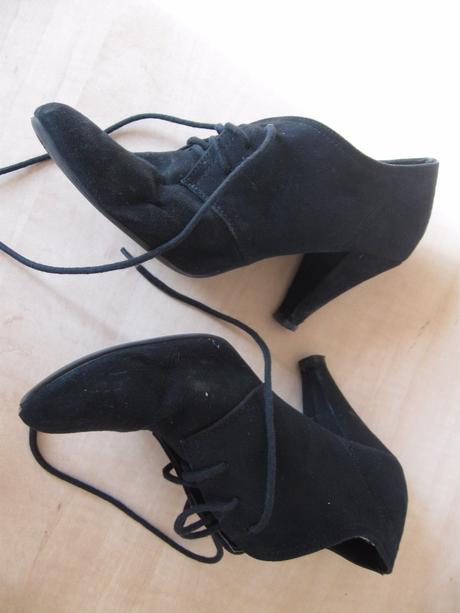 Semiškové topánky na opätku, zn. graceland, 40, graceland,40