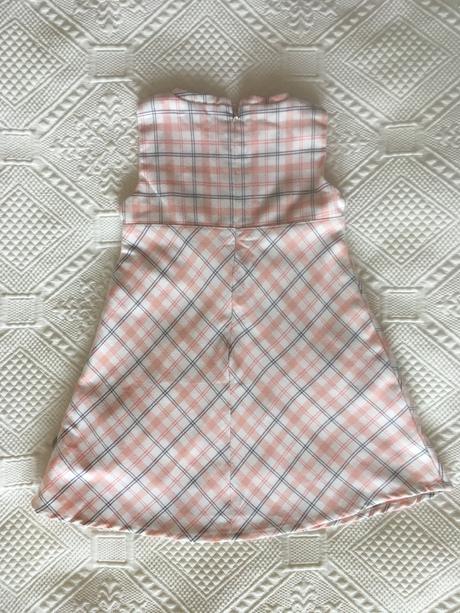 Saticky/ sukienka karovaná so spodnickou, coccodrillo,74