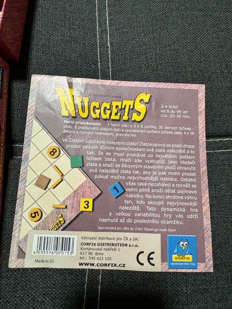 Nuggets spoločenská hra, 