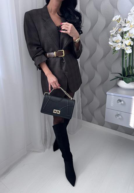 Valentino - kárované vlnené sako, 52