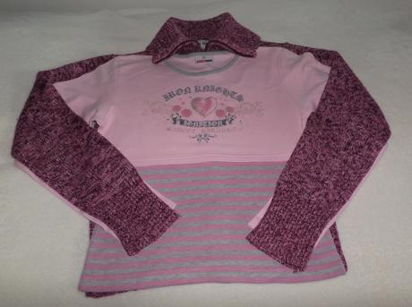 Teplé tepláky veľ.158 + tričko + sveter, 158–170