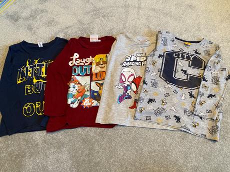 Detské trička dlhy rukáv, 110