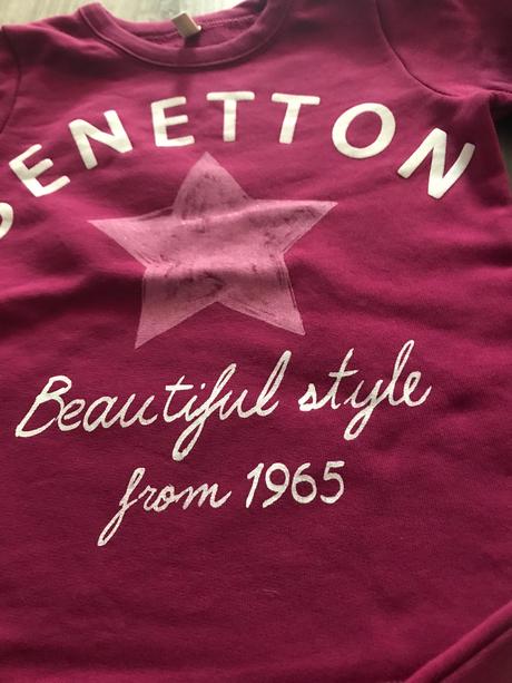 Supravka benetton xs 4-5 rokov, benetton,110
