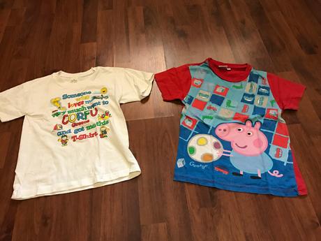 4 tričká - krátky rukáv, 110