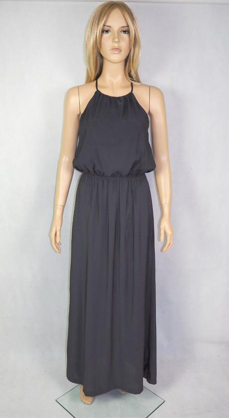 Kvalitné tmavosivé šaty h&m, h&m,xs