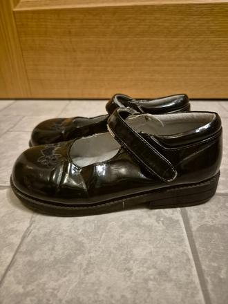 Čierne lakované baleríny pre dievča 29, 29