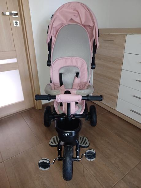 Predám detskú trojkolku kinderkraft spinstep pink, kinderkraft