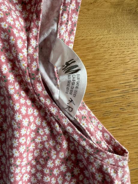 Bavlnene elasticke tricka 2 kusy, h&m,134