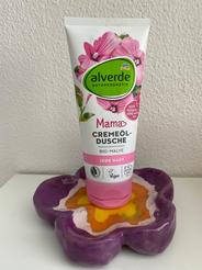alverde NATURKOSMETIK Mama krémovo-olejový sprchovací gél, 200 ml