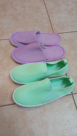 Plátenky + papučky grátis, h&m,33