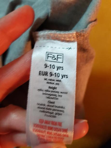 Tričko 2v1 s dlhým rukávom č.140, f&f,140