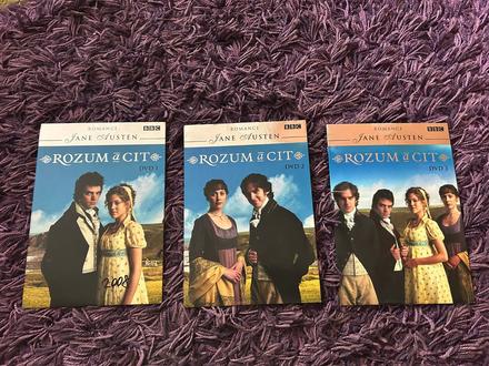Séria dvd rozum a cit - 3 ks,