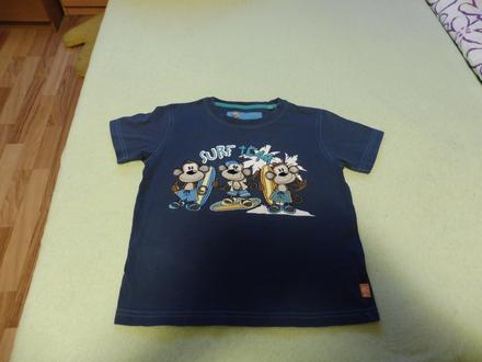 Modré opičkové tričko next 110, next,110