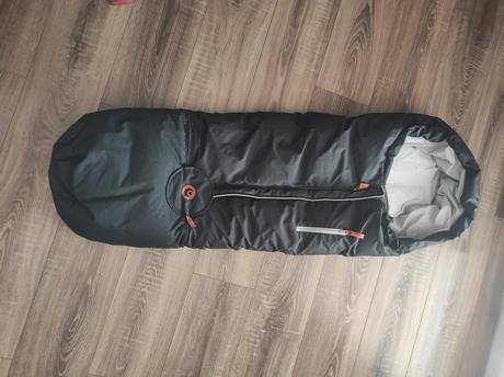 Zimný fusak easygrow hood čierny, 