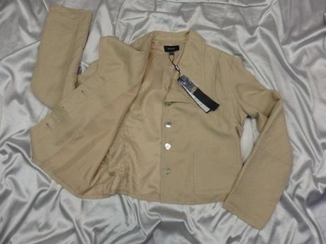 Kvalitný ľanový blejzer, 40