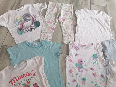 Letné tričká do škôlky - 110, leginky, 104–116