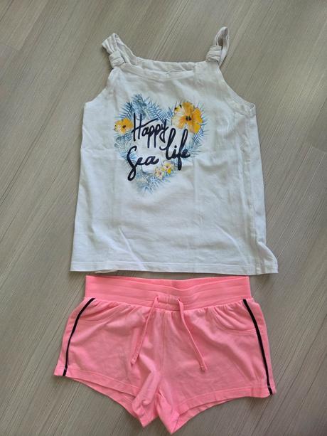 Tielko + šortky, 134