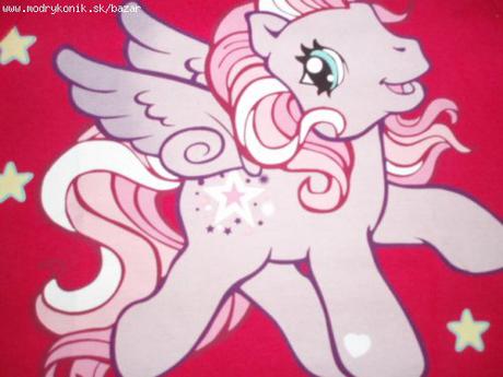 Cyklamenové tričko my little pony - 86/92, h&m,86