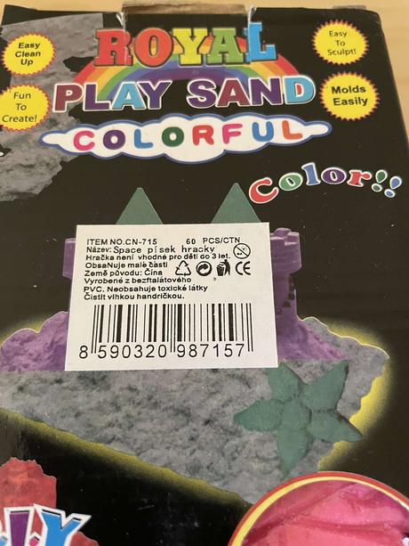 Nový ružový piesok na tvarovanie a formičky, 