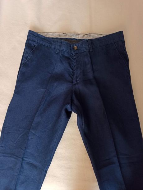 Ľanové nohavice, c&a,m