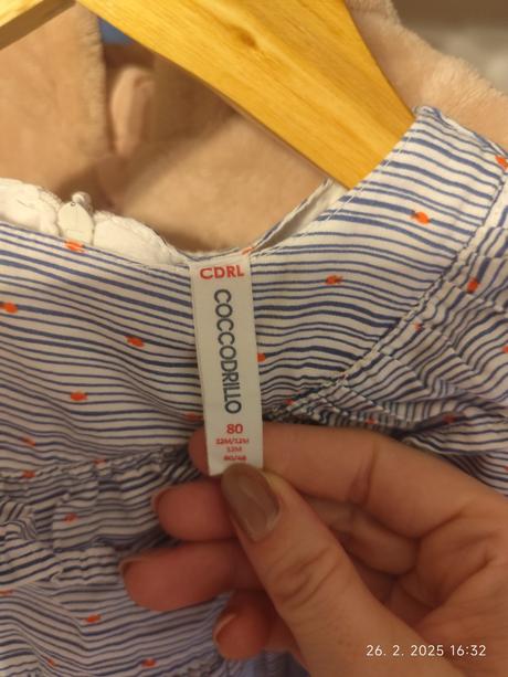 Letné saty, coccodrillo,80